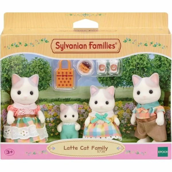 Nukkekodin tarvikkeet Sylvanian Families 5738 Latte Cat Family