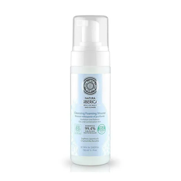 Natura Siberica Hidratacion y Equilibrio Mouse Limpiador Piel Grasa 170ml