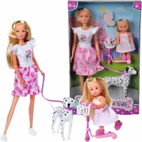 Nukke Simba Love poupée dalmatien + Evi Love