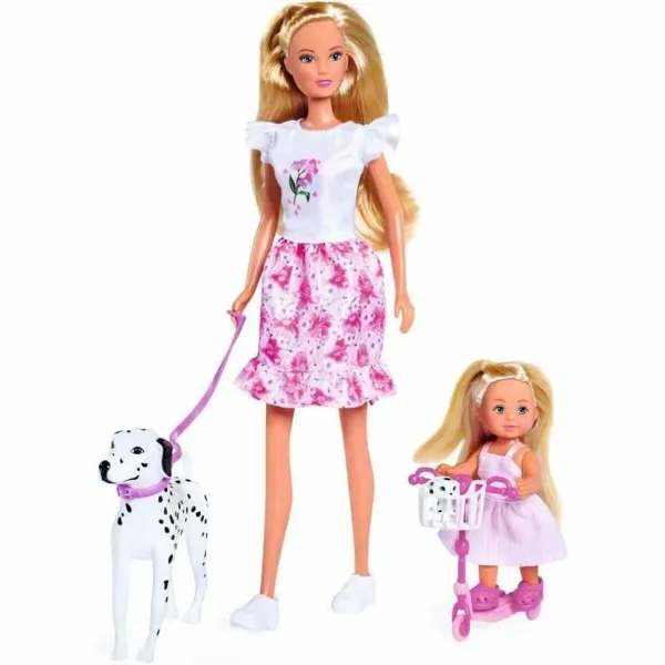 Lelle Simba Love poupée dalmatien + Evi Love