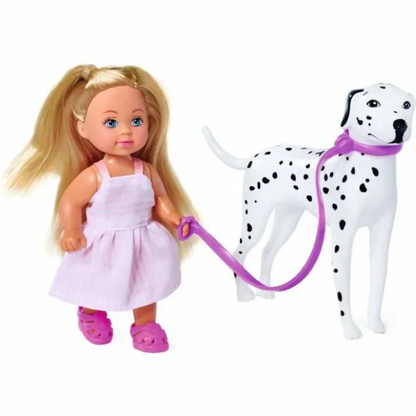 Lelle Simba Love poupée dalmatien + Evi Love