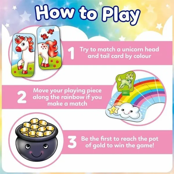 Hariv mäng kolm ühes Orchard Rainbow Unicon (FR)