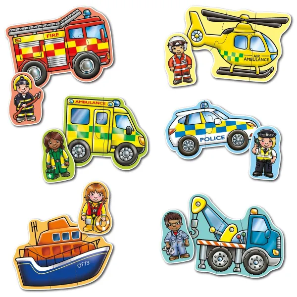 Puzle un domino komplekts Orchard Rescue Squad (FR)