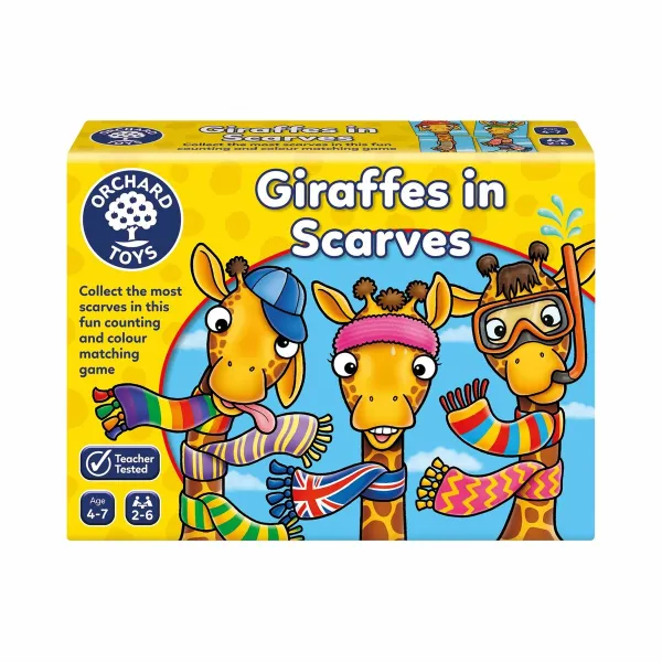 Opettavainen peli Orchard Giraffes in scarves (FR)