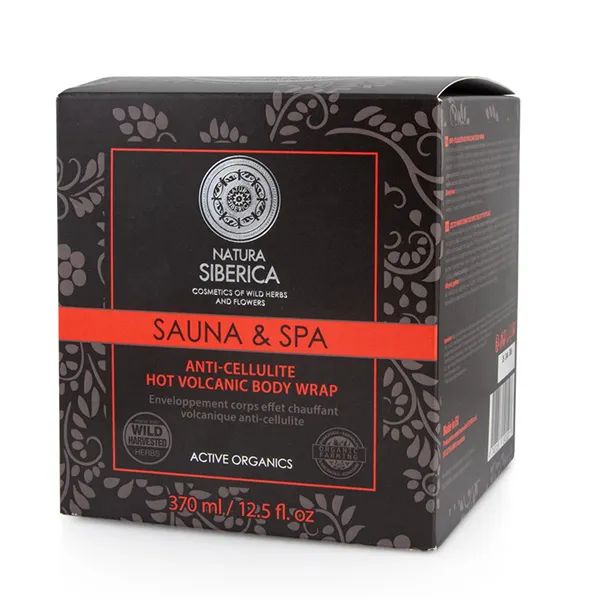 Natura Siberica Sauna y Spa Body Wrap Anti-Celulitico Hot Volcanic 370ml