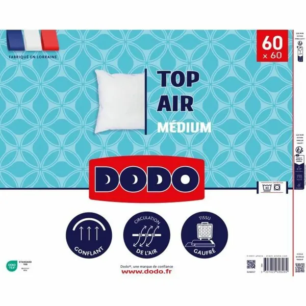 Padi DODO MEDIUM TOP AIR Valge 60 x 60 cm