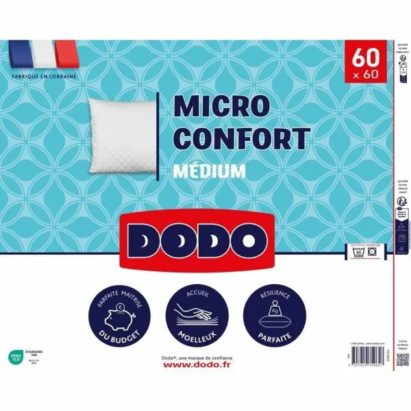 Padi DODO MICRO CONFORT Valge 60 x 60 cm