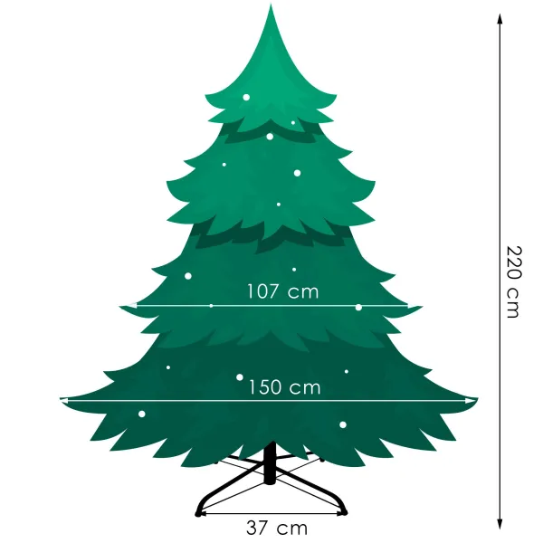 Ziemassvētku egle Springos CT0144 220cm