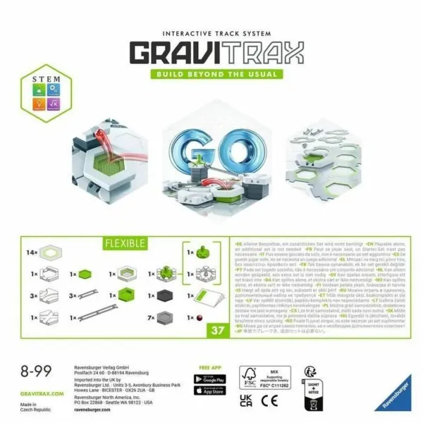 Stalo žaidimas Ravensburger Gravitrax GO Flexible