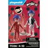 Playset Playmobil 71336 Miraculous: Marinette & Ladybug 16 Предметы