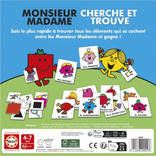 Izglītojošā Spēle Educa Mr. Men and Women