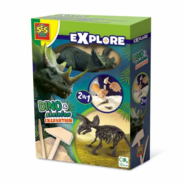 Kasinėjimų žaidimas SES Creative Triceratops