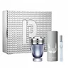 Paco Rabanne Invictus Eau De Toilette Spray 100ml Set 3 Pieces