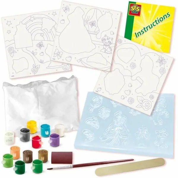 Piešimo rinkinys SES Creative Casting and painting
