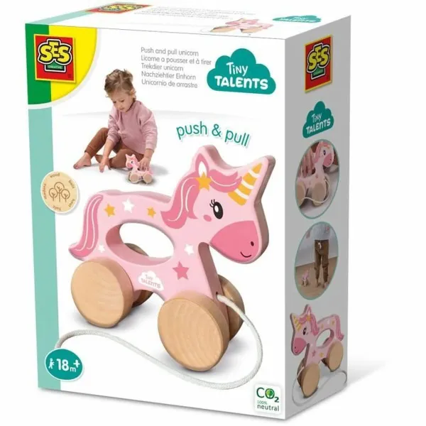Sujungiama dalis SES Creative Unicornio de madera 2 en 1 Vienaragis