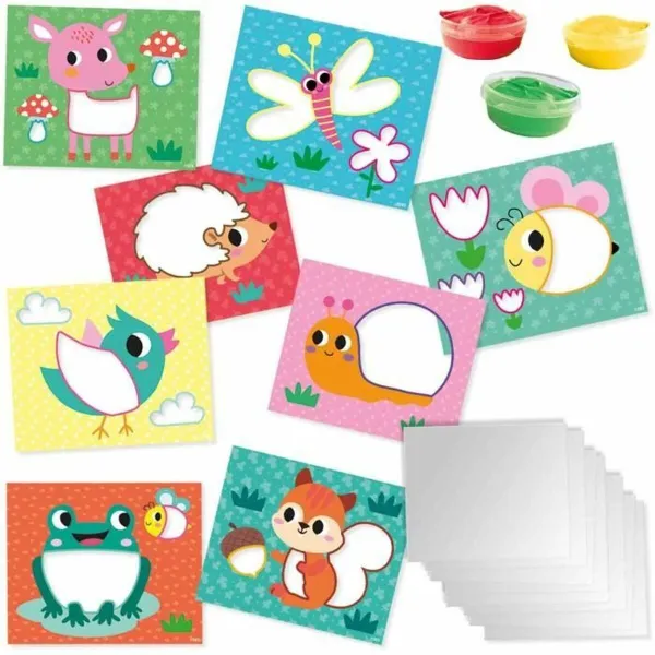 Набор для рисования SES Creative Eco Finger Paint Cards