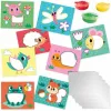 Набор для рисования SES Creative Eco Finger Paint Cards