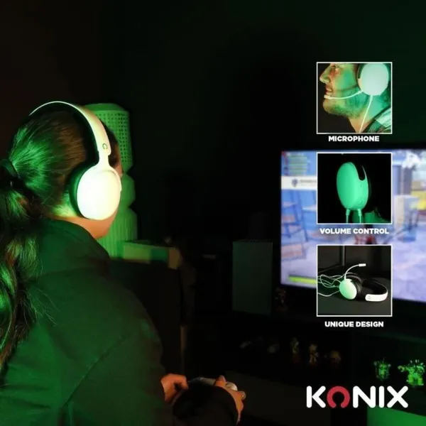 Kõrvaklapid KONIX Must