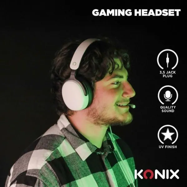 Austiņas KONIX Melns
