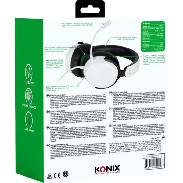 Наушники KONIX Чёрный