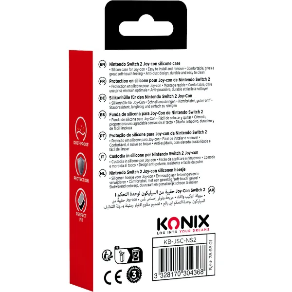 Kaitseümbris KONIX Must Hall