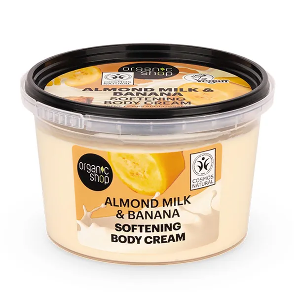 Organic Shop Almond Milk y Banana Crema Corporal 250ml