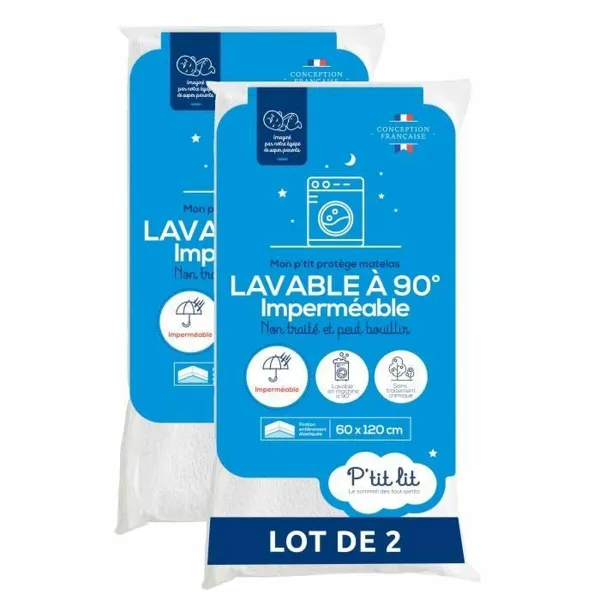 Vaikiškos lovelės apsauga P'TIT LIT 70 x 140 cm Balta 25 Dalys (25 vnt.)
