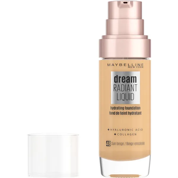 Maybelline Dream Satin Liquid Foundation & Serum 48 Sun Beige 30ml