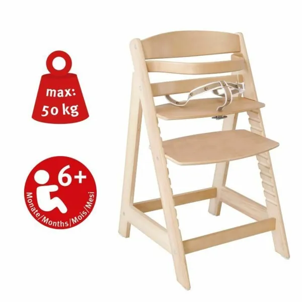 Augsts krēsls ROBA Brūns