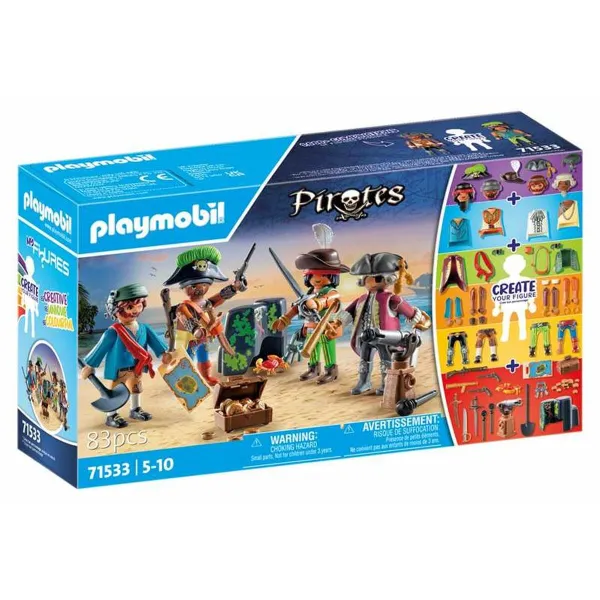 Playset Playmobil Pirates 71533 83 Daudzums