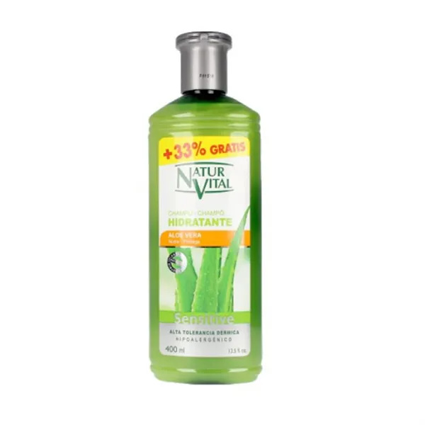 Naturvital Sensitive Aloe Vera Moisturizing Shampoo 400ml