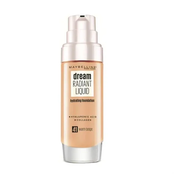 Maybelline Dream Satin Liquid Foundation & Serum 41 Warm Beige 30ml