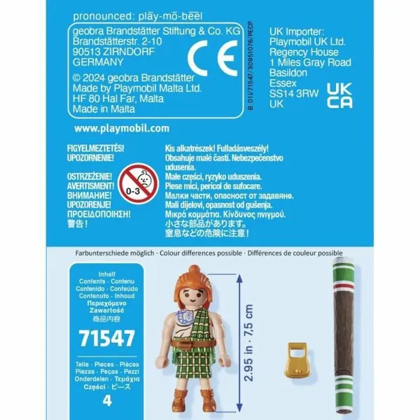 Playset Playmobil Asterix 71547 4 Daudzums 4 gb.