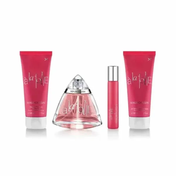 Mauboussin A La Folie Eau De Parfum Spray 100ml Set 4 Pieces