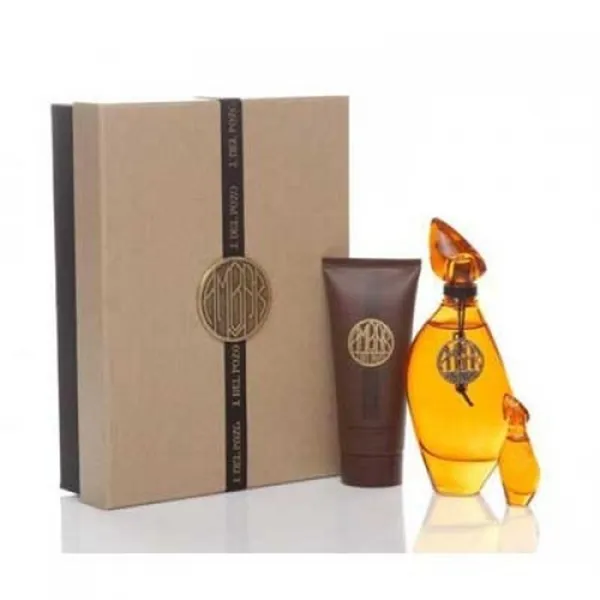 Jesus Del Pozo Ambar Eau De Toilette Spray 100ml Set 3 Pieces