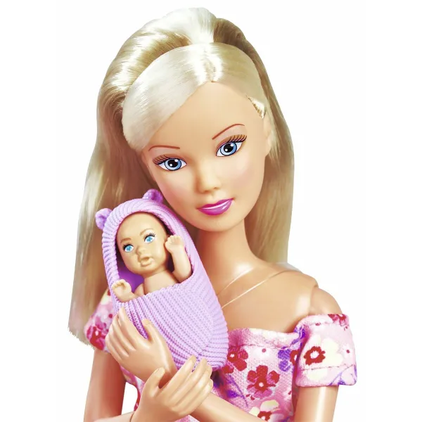 Lėlė kūdikis su priedais Simba Steffi Love