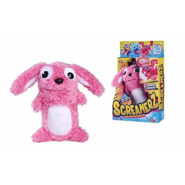 Soft toy with sounds Smoby Screamerz Pink Rose