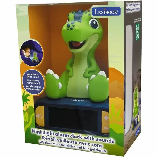 Часы-будильник Lexibook Dinosaur