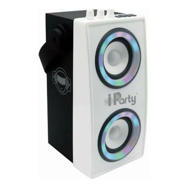Portable Bluetooth Speaker with Microphone iParty Lexibook BTP180Z White Bluetooth