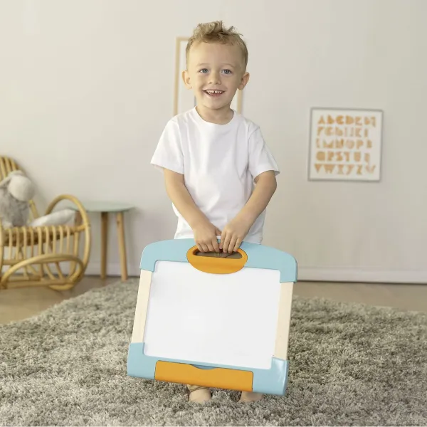 Magic Blackboard Smoby Magnetic modulo slate Balta Medžio