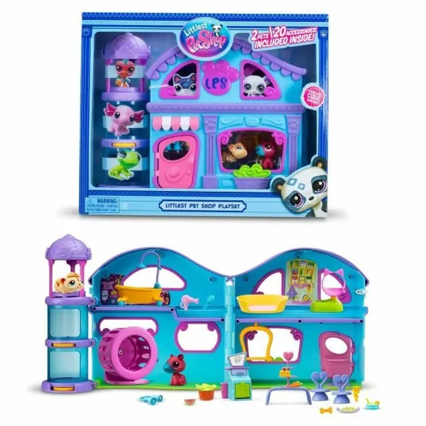 Playset Bandai The Big House Littlest Pet Shop 22 Dalys