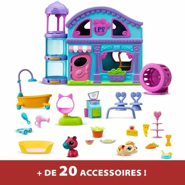Playset Bandai The Big House Littlest Pet Shop 22 Предметы
