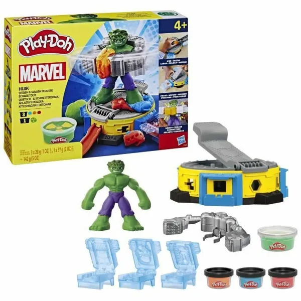 Пластилиновая игра Play-Doh Hulk Smash It All Разноцветный