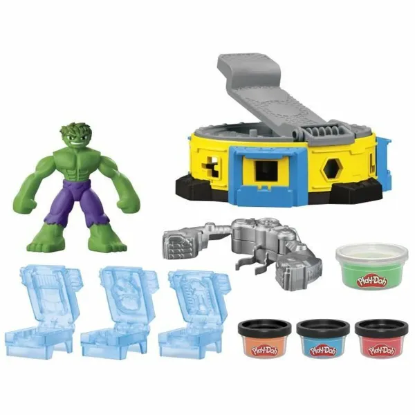 Пластилиновая игра Play-Doh Hulk Smash It All Разноцветный