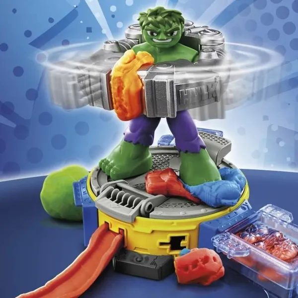 Пластилиновая игра Play-Doh Hulk Smash It All Разноцветный