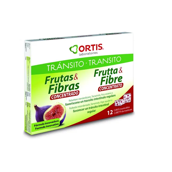 Ortis Frutas y Fibras Concentrado 12 Cubos