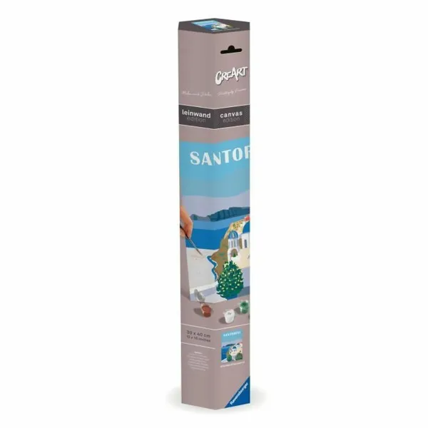 Skaičių spalvinimo rinkinys Ravensburger Santorini 30 x 40 cm