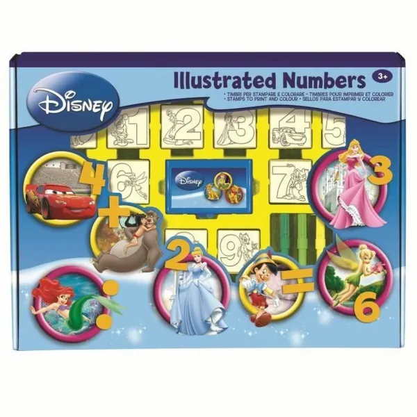 Pašto ženklai Multiprint Illustrated Numbers