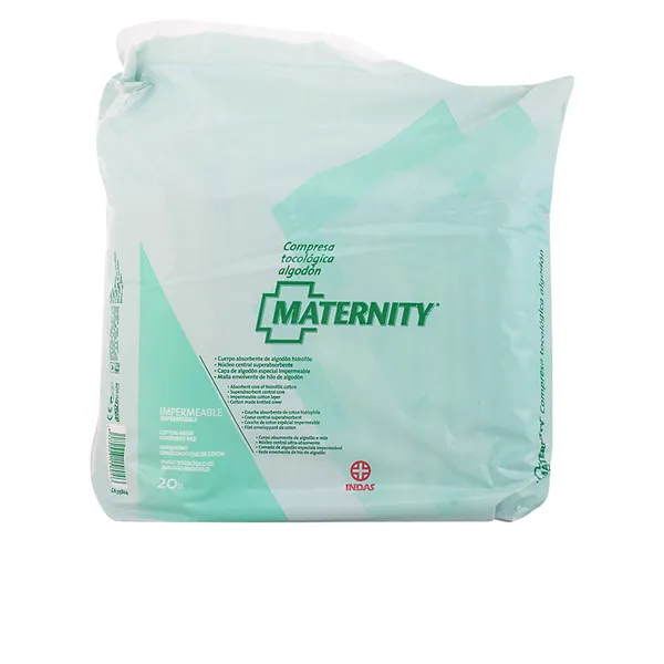 Indasec Compresa Tocologica Cotton Maternity 20 Units