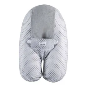 Breastfeeding Cushion Tineo Polka Dots Pelēks